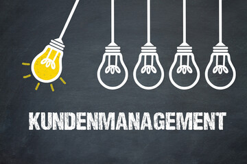 Fototapeta premium Kundenmanagement 