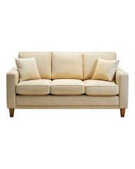 Fototapeta premium Modern minimalist designer sofa isolated on white background