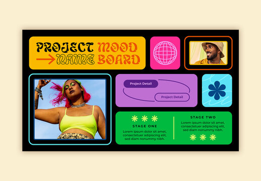 Bento Box Style Project Moodboard