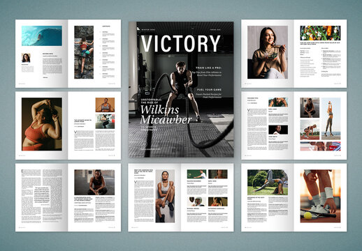 Sports Magazine Layout