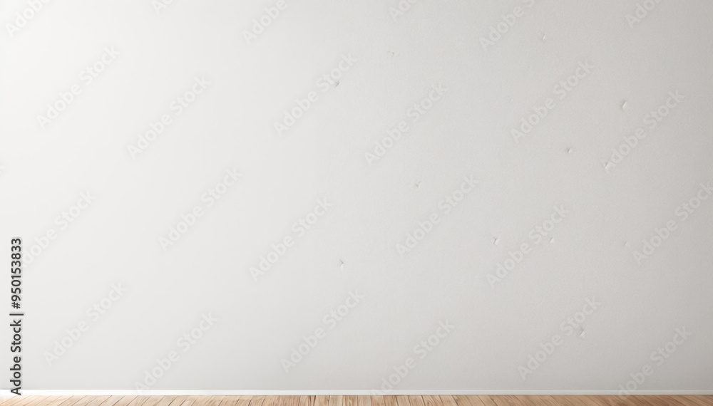 Poster White wall empty display background
