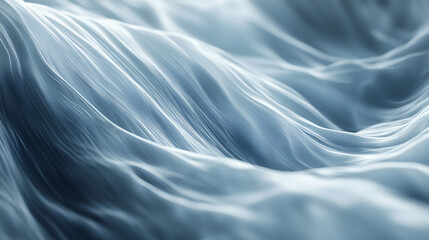 Captivating Fluid Waves in Shimmering Aqua Tones