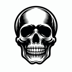 Fototapeta premium Vector Skull Design tattoo tshirt design