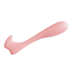 Pastel Colorful Curved Fluid Form with Soft Edges