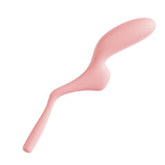 Abstract Colorful Fluid Form with Gentle Curves