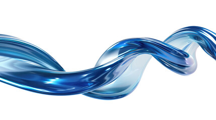 Silver chrome metal texture with waves, liquid silver metallic silk wavy design on transparent