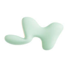 Colorful Fluid Shape with an Elegant Twist