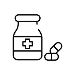 Pharmaceuticals vector icon