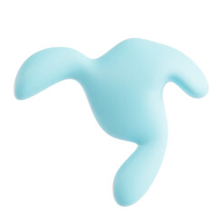 Rounded Colorful Fluid Shape with Smooth Transitions