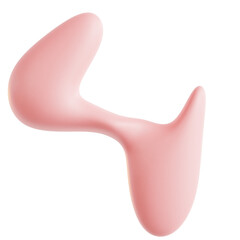 Colorful Fluid Form with a Gentle Wave