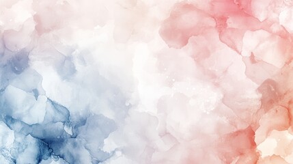 A soft, abstract watercolor background with gentle hues of blue and pink, perfect for creative projects and design.