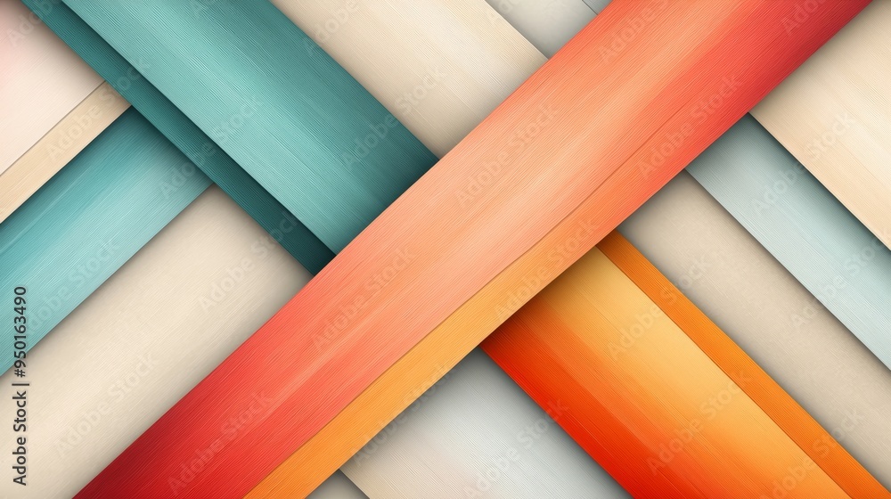 Aufkleber a vibrant abstract background featuring intersecting lines in warm and cool tones, ideal for modern 