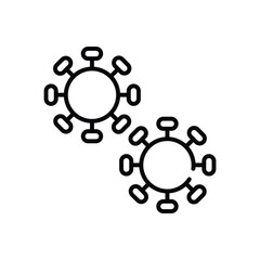 Virus vector icon