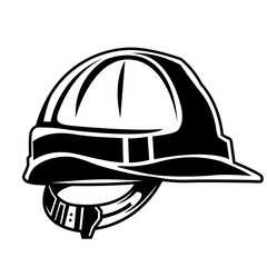Hard Hat | Safety First | Construction | Helmet Shield | Protective Gear | Construction Helmet | Laborer | Construction Worker | Original Illustration | Vector and Clipart | Cutfile and Stencil