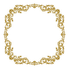 Luxury frame Ornament wedding decoration