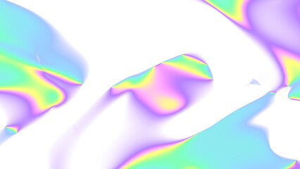 Ethereal rainbow spectrum overlay with transparency