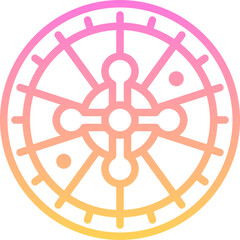 Fototapeta premium Roulette icon