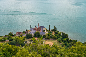 Naklejka premium Vue sur le lac du Bourget