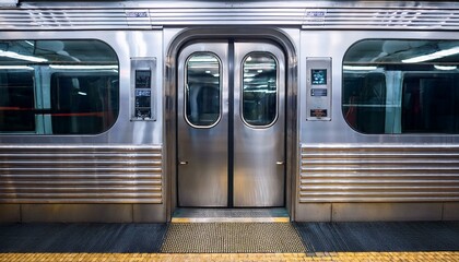 Silver Journey: Open Subway Door to the Platform