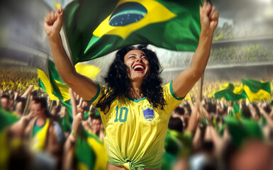 September 7th, Brazil Independence Day, Brazilian Independence Day parade with colorful floats, vibrant costumes