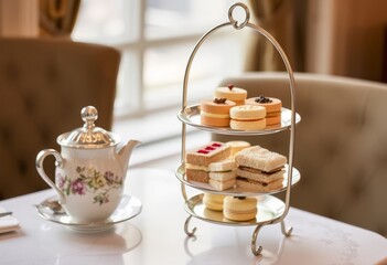 High Tea Enjoy an elegant afternoon with tea sandwiches and past
