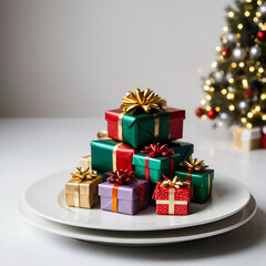 Obraz premium Christmas presents concept