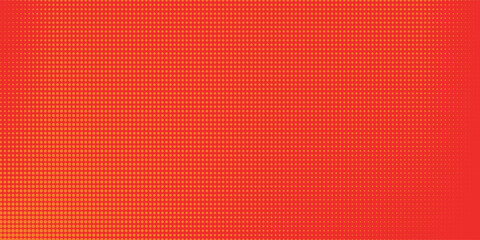 Dots halftone orange color pattern gradient texture with technology digital background. Dots pop art comics with summer background.
