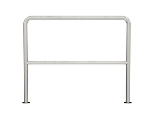 Modern stainless steel safety rail. Clean lines, perfect for contemporary spaces.