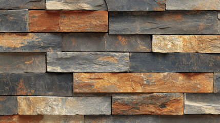 wallpaper with the earthy tones and rugged textures of natural slate stone, highlighting its unique variations to evoke a sense of rustic charm and organic beauty