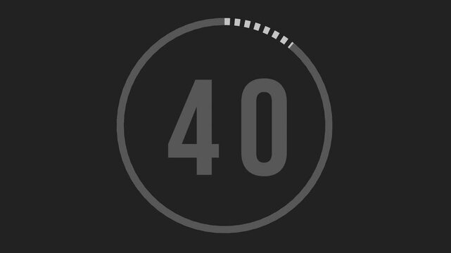 Juice & Toya Workout Alpha Transparent Countdown Timer Animation.