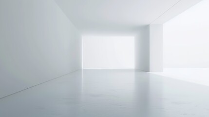 empty white room