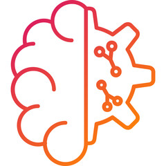 Machine Learning Vector Icon Design