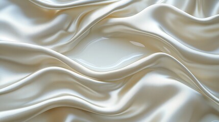 Obraz premium White fine cloth with folds 