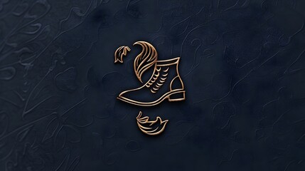 Logo for man shoes shop and shoe repair services. Shoes maker company logo design with using shoes vector template