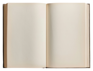 PNG Open blank book on beige