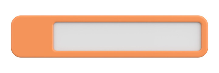 Obraz premium Profile tab. Social media profile. 3D illustration.