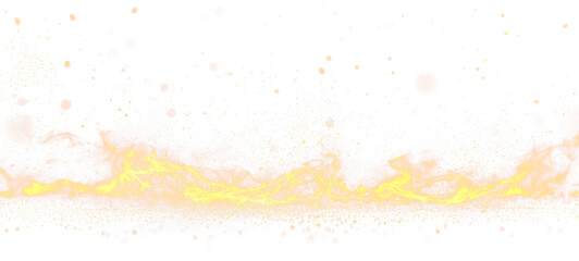 Obraz premium Fire flames with a burst of colors and sparks isolate on transparent background, energy, passion, cutout, png