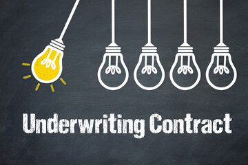 Fototapeta premium Underwriting Contract 
