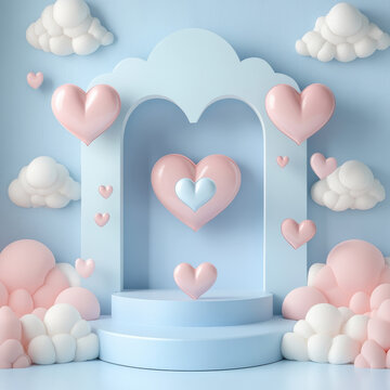 Love Heart Cloudscape.