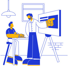 Business character illustration