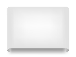 3D Blank Fly Paper Sheet With Curled Side