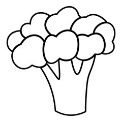 Cauliflower Outline