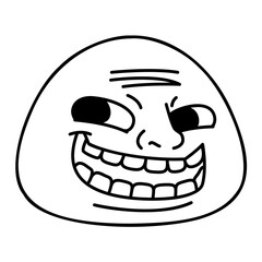 Meme Face Emoji Line