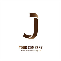 J  lettering logo is simple, easy to understand and authoritative