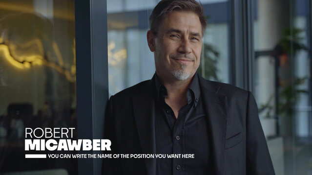 Clean Lower Thirds Animation for Universal Videos | Customizable Lower Thirds for Corporate Trainings and Executive Seminars