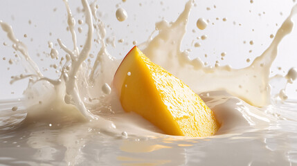 Mango Splash in Milk