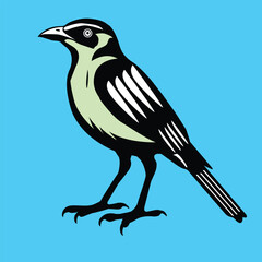 Obraz premium Vectorize bird as a frame for room decorate