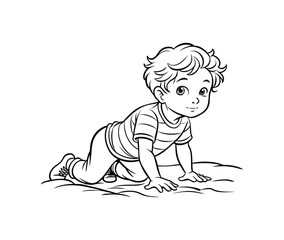 child sitting on the floor