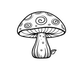 illustration of mushroom