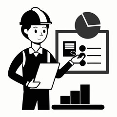 Engineer Black silhouette